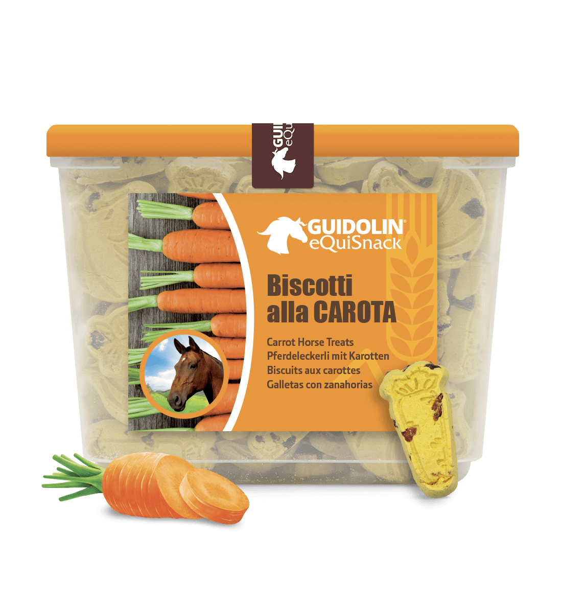 Biscotti alla carota per cavalli 700gr