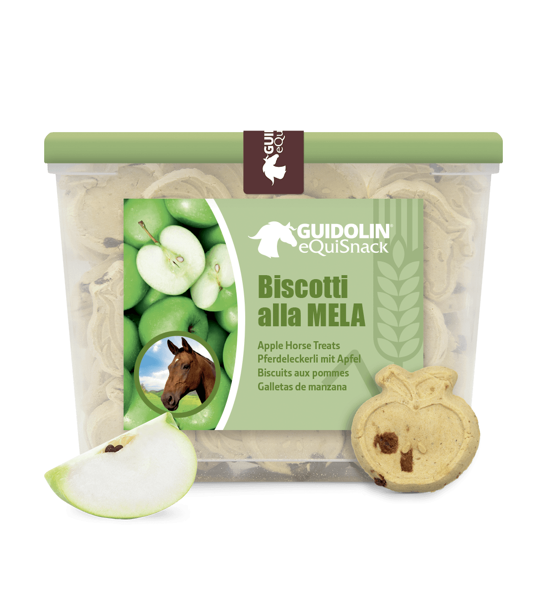Biscotti alla mela per cavalli anteprima
